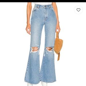 ROLLAS East Coast Crop Flare Jeans